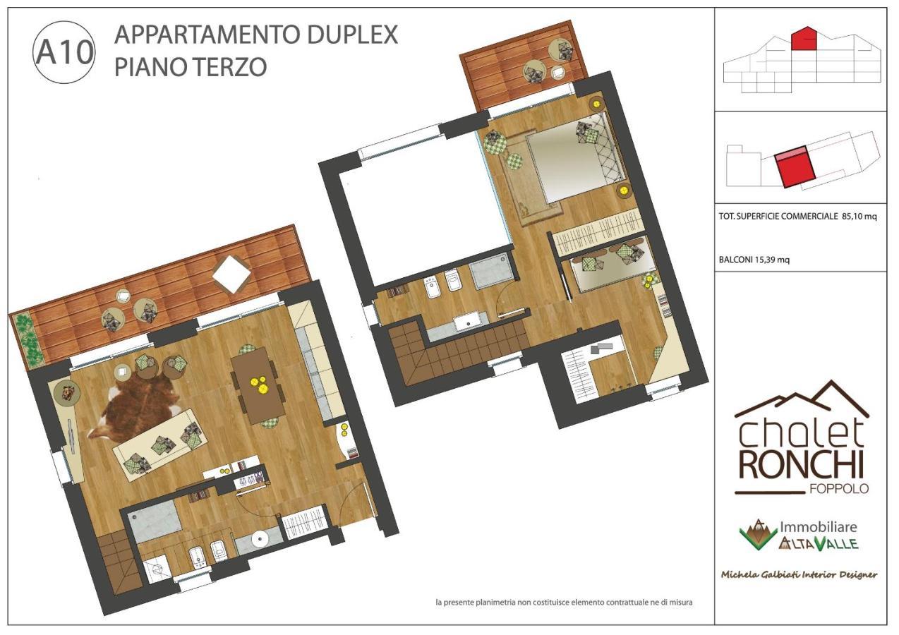 Chalet Ronchi - Foppolo Ski Kültér fotó